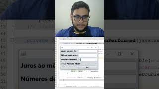 Calculadora de juros compostos com interface gráfica em Java