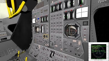 Apollo 9 NASSP 8 Beta - Open Orbiter - Day five - TPI burn 4/4