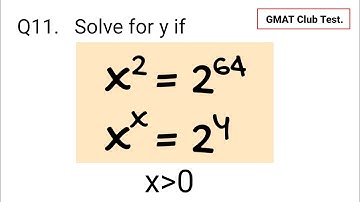 Nice exponential equations. GMAT Club test