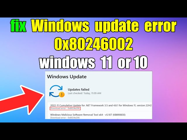 ぽて　他の方購入禁止❌ How to fix Windows update error 0x80246002 windows 11 or 10