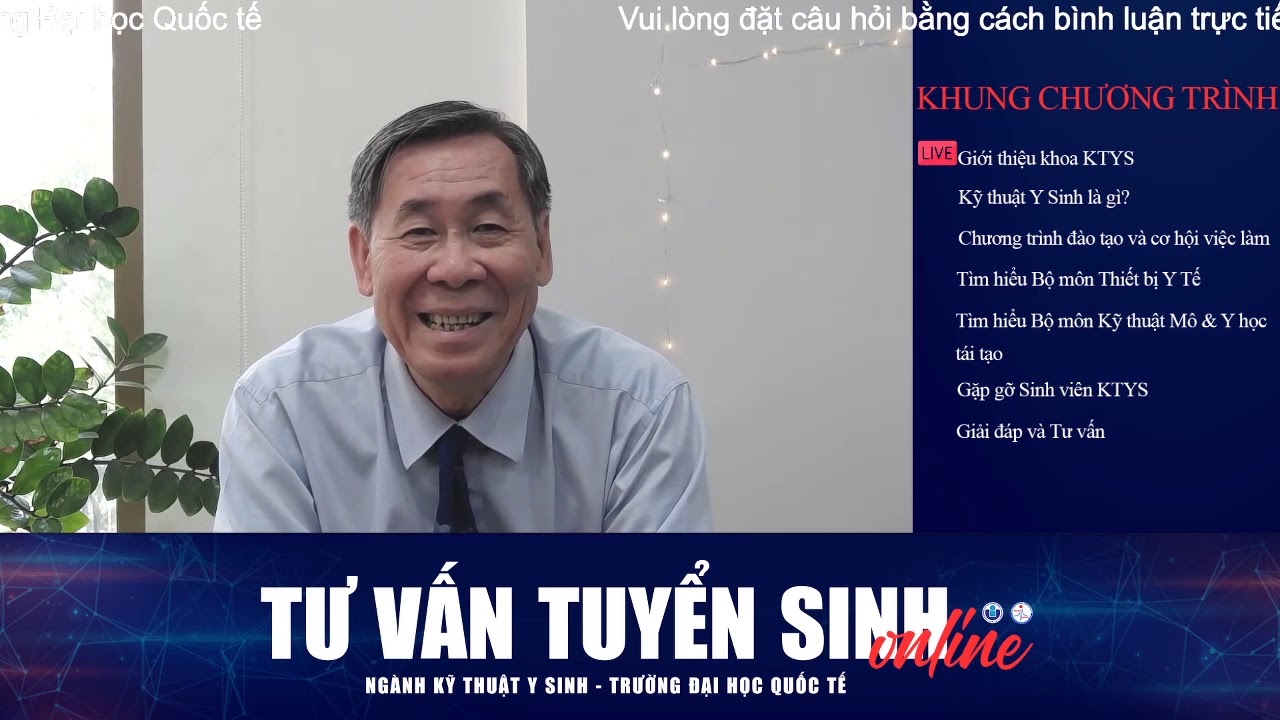 Tư vấn Tuyển Sinh 2020 - Kỹ thuật Y Sinh là gì ? - youtube
