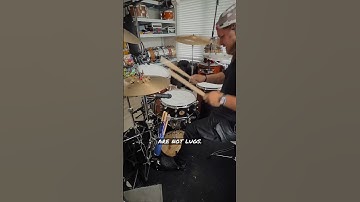 Tension rods are not lugs. There’s a difference. #shorts #short #favorite #lug #snare #snaredrum