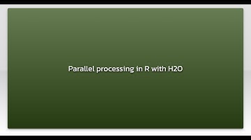 Parallel processing in R with H2O
