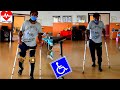 spinal cord injury T12 paraparesis walking with elbow crutches