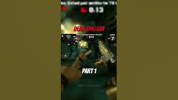 Dead Trigger - Part 1 🧟 #shorts #zombie #games