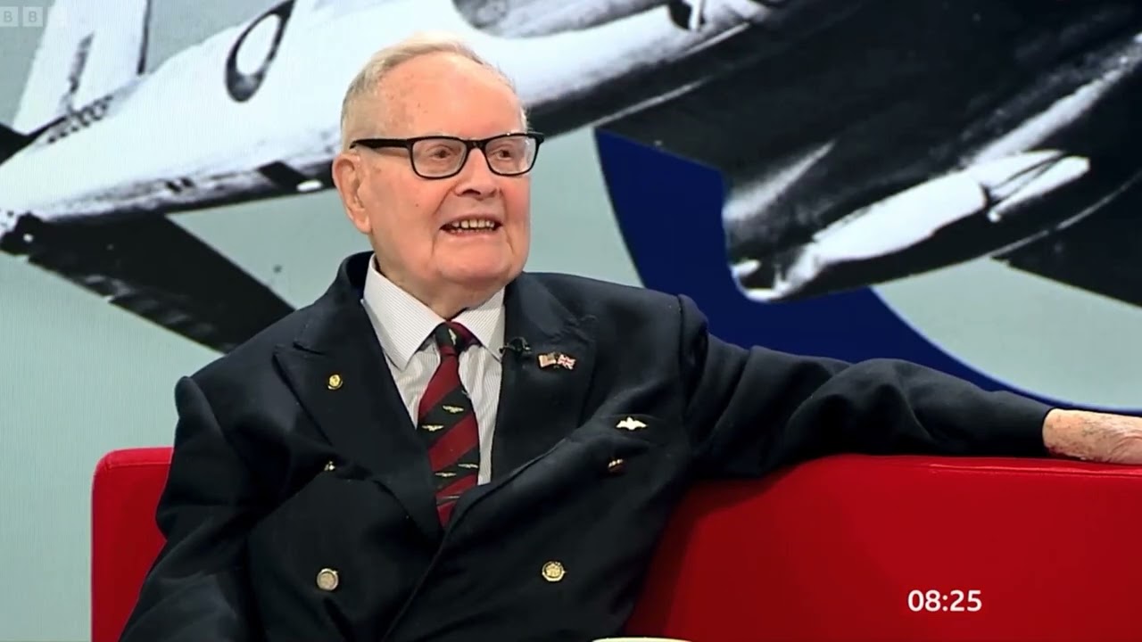 Last Surviving WWII Mosquito Bomber Pilot Flt Lt Colin Bell DFC, is Remarkably 105 Today Mar 5th '26