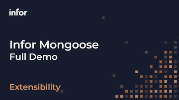 Infor Mongoose Demo