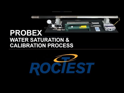 Roctest -  PROBEX Water Saturation and Calibration Process