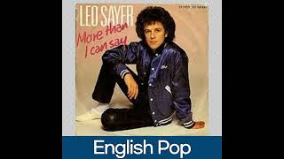 Leo Sayer   More Than I Can Say
