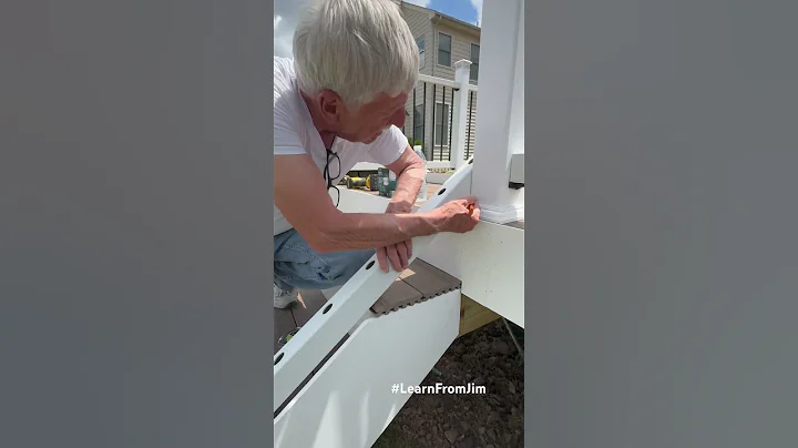 Installing Deck Stair Railing