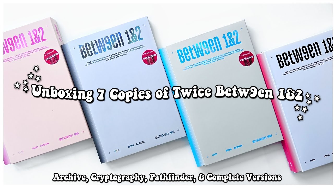 Twice 1 2 Album Details, Twice 1 2 Photocards