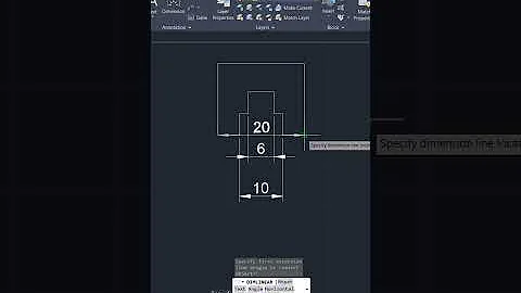 AutoCAD Tips 7 Adjust Space Between Dimensions #Shorts