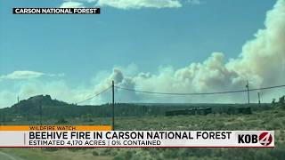 Latest on Beehive Fire, McCauley Springs Fire in New Mexico