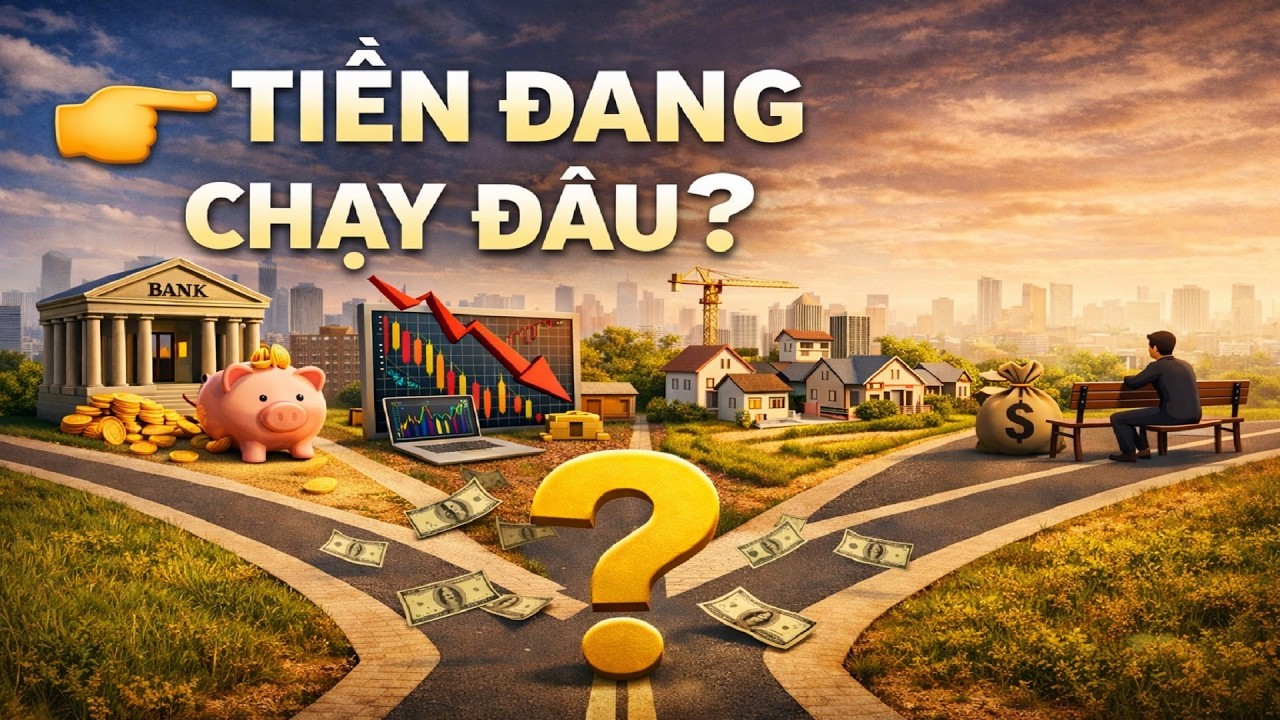BĐS NGẦM - Dòng Tiền Tháng 3: Chứng Khoán Điều Chỉnh – BĐS Có Sóng? Hay Tiền Đang Chờ Thời?