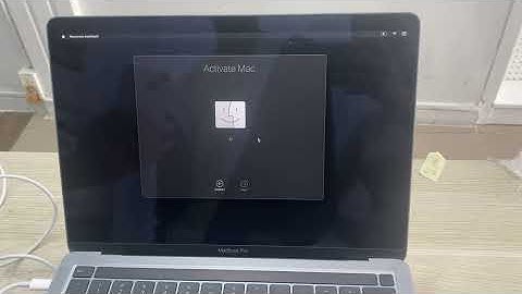 Hướng dẫn reset macbook pro