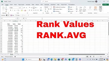 How to Use the Rank.AVG Function in Microsoft Excel to Rank Values With Ease! #msexcel #howto #wow
