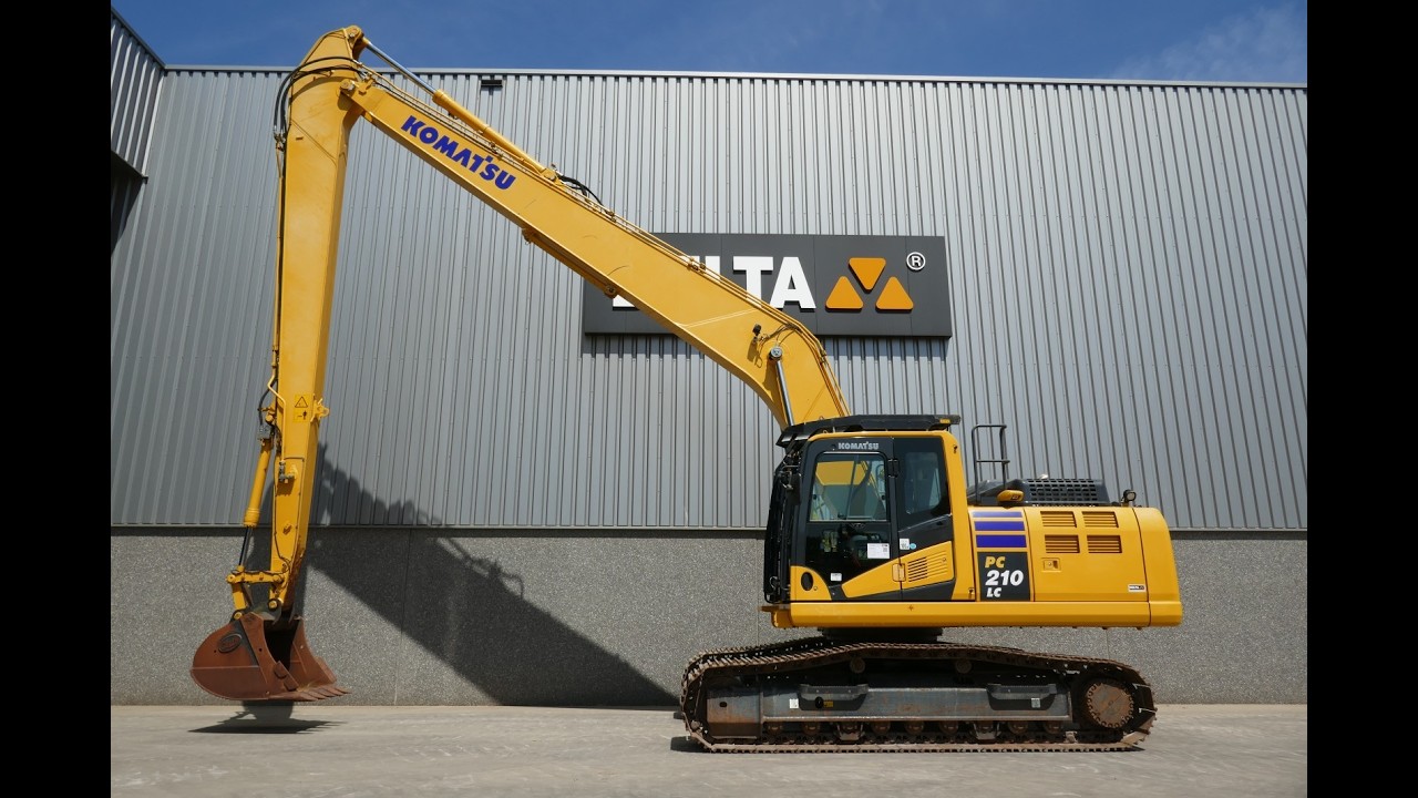 Demonstration video Komatsu PC210LC-11EO Long Reach Excavator