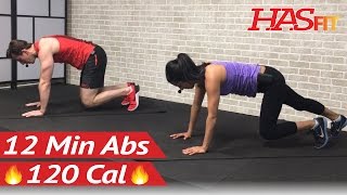 12 Min Abs and Obliques Workout for Women & Men - Ab Workout & Oblique Exercises for a Smaller Waist screenshot 4