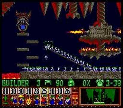 Lemmings - Fun Level 28 Solution