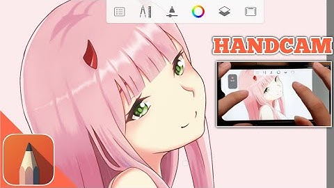 【 SpeedPaint 】Zero Two with Autodesk Sketchbook Android