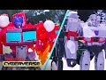 Transformers Official | Transformers Cyberverse Snowball Fight! ☃️ Official Stop Motion Video