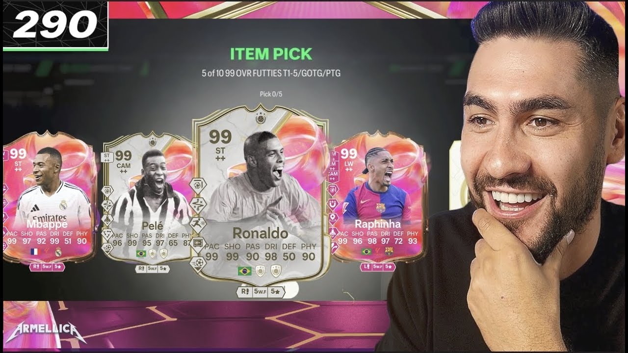 I Packed 99 R9! The Best 5 of 10 99 Futties Player Pick That You Will ...
