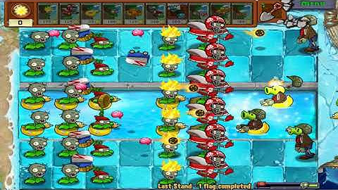 PvZ ZomPlant vs ZomBotany Pak - Minigame Walkthrough Part 4