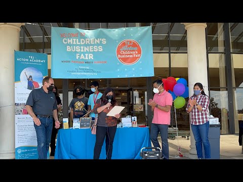 Tej Acton Academy's Children's Business Fair in San Jose 2021