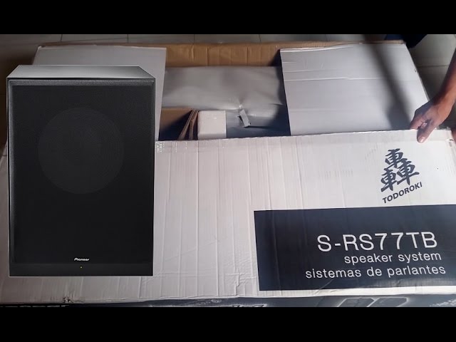 Pioneer Todoroki S Rs77tb Speakers And S Ms3sw Subwoofer Unboxing Youtube
