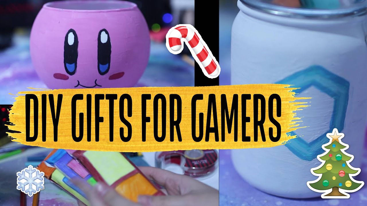 DIY LAST-MINUTE Christmas Gifts for GAMERS - YouTube