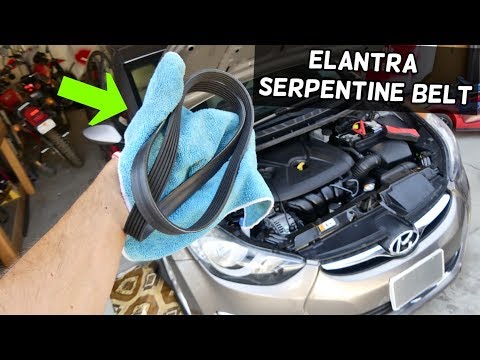 Video: Hoeveel riemen zitten er in een Hyundai Elantra?