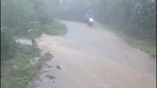 Heavy Rain and Lightning in Village Life | Terrible Storm And Strong Thunder Sound In The Village