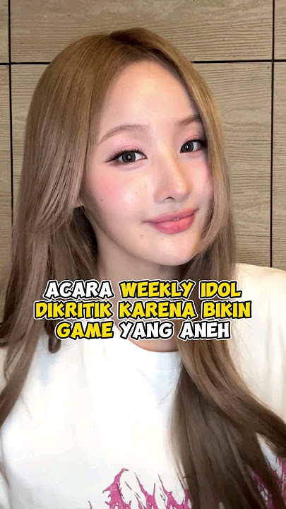 Acara Weekly Idol dikritik karena bikin game yang aneh #kpop #shorts
