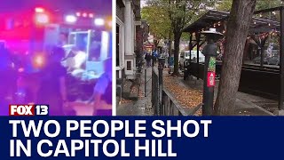 2 shot at memorial in Seattle's Capitol Hill neighborhood