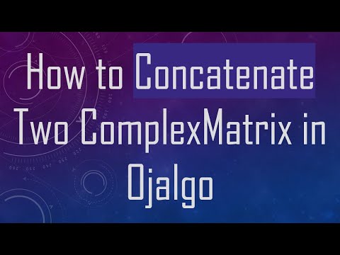How to Concatenate