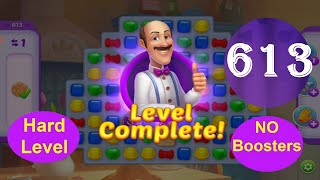 Homescapes Level 613 - [23 moves] [2021] [HD]  solution of Level 613 on Homescapes [No Boosters]