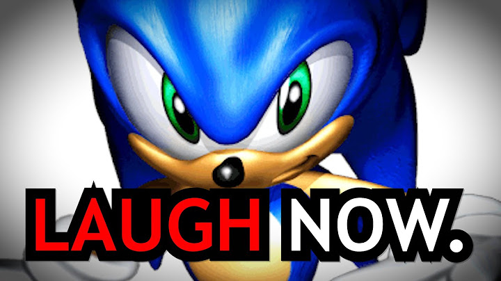 POV: You didn't laugh at Sonic's joke