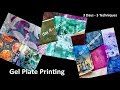 Gel Printing 3 Techniques - 31 Days of Gel Printing Challenge