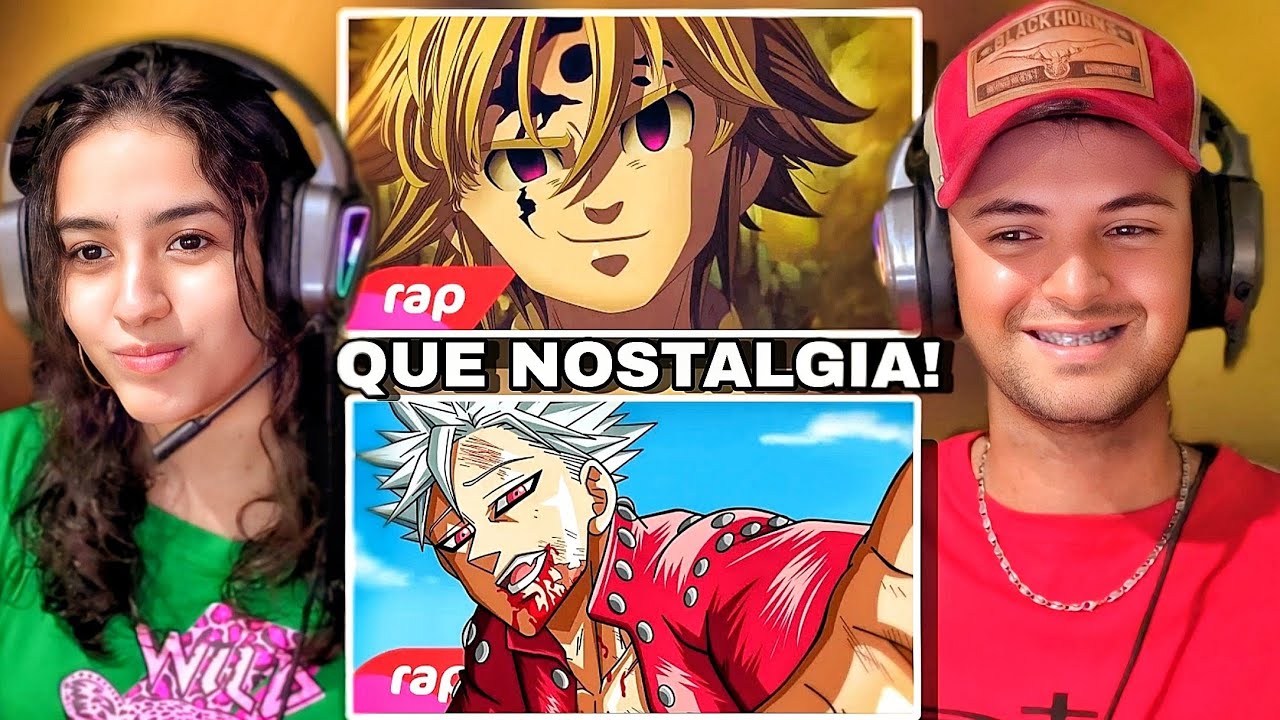2 EM 1 - Rap do Meliodas | Rap do Ban (Nanatsu no Taizai) NERD HITS - Casal Lobyn React 🔥
