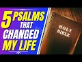 Psalms 91, psalm 23, psalm 1, psalm 51, 119 (5 psalms that changed my life)(Bible verses for sleep)