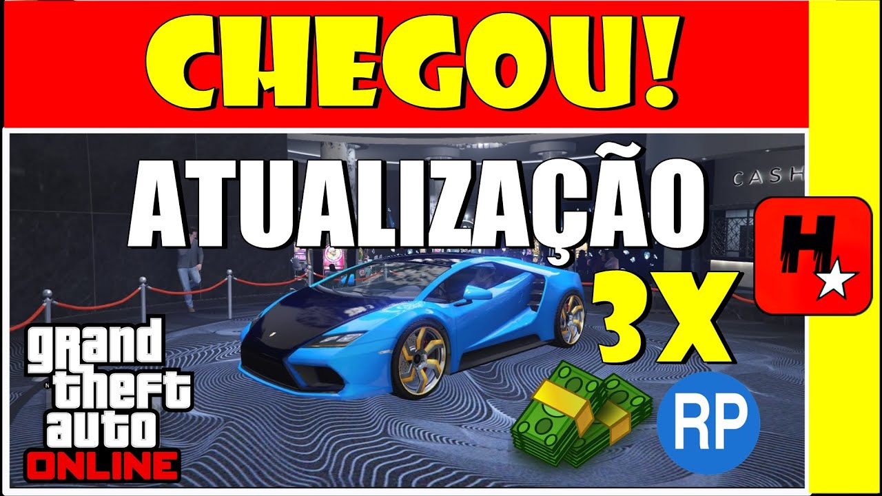 Chegou ATUALIZAÇÃO no GTA 5 Online!! Rockstar DANDO