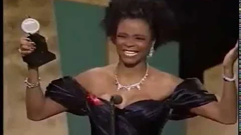 Tonya Pinkins wins 1992 Tony Award for Best Featur...