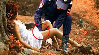 Полицейский нашел в лесу девушку. То, что он с ней сделал, всех шокировало!