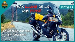 Más lluvia de lo que pensé / CARRETERA AUSTRAL EN MOTO #Cap2 / Desde Caleta Gonzalo a Coyhaique.