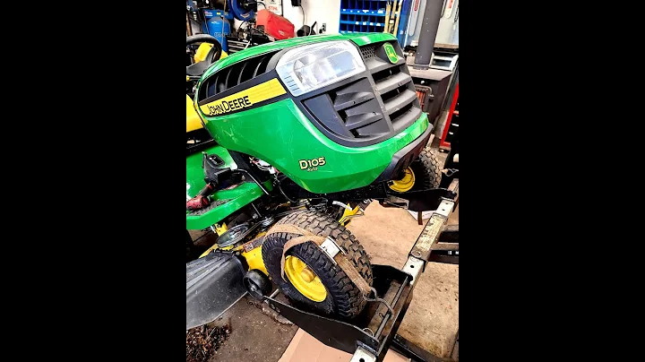 Hidden Grease Fitting On John Deere Lawn Tractors #shorts