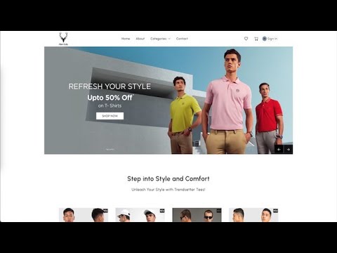 Branded T-shirts Store | NextJs | Tailwind | Stripe | Strapi | Google Auth
