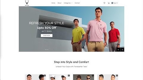 Branded T-shirts Store | NextJs | Tailwind | Stripe | Strapi | Google Auth