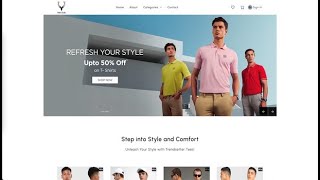 Branded T-shirts Store | NextJs | Tailwind | Stripe | Strapi | Google Auth