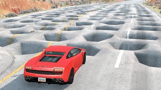 Cars Vs 100 Potholes – Beamng.drive