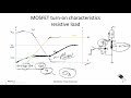 Power Electronics WK3_2 MOSFET Turn On Characteristics